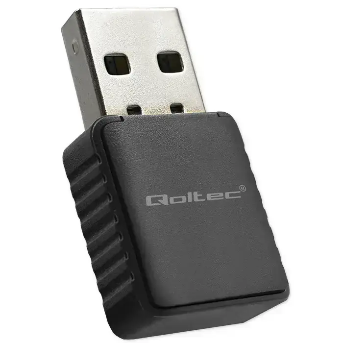 Qoltec Wireless Ultra fast DUAL mini WiFi adapter 2 x 2dBi  | Standard AC | USB 3.0 | 1300Mbps Фото num