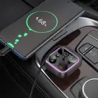 HOCO car transmitter FM bluetooth 2 x USB A + Type C PD QC3.0 20W E85 black Фото num