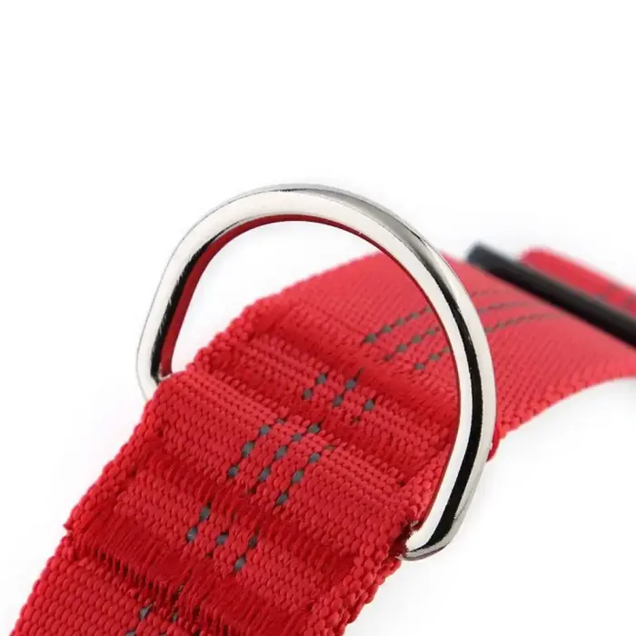 Dog harness REFLECTIVE SILK size L red Photo