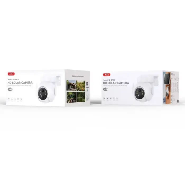 XO camera CR10 WiFi IP Solar powered white 7800mAh 2K Photo