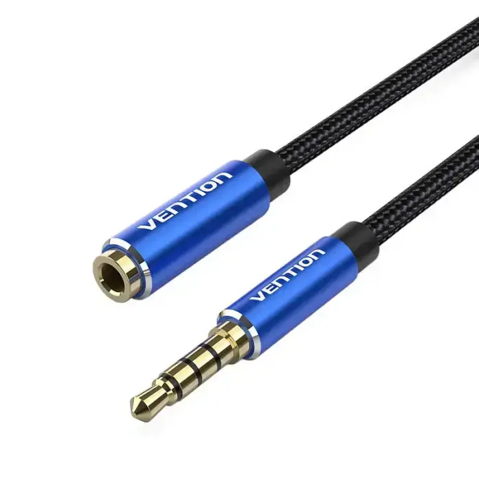TRRS 3.5mm Male to 3.5mm Female Audio Extender 5m Vention BHCLJ Blue Foto 8