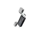 Devia card reader 2in1 EL239 USB/USB-C 2.0 black Photo