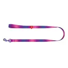 WAUDOG gradient nylon dog leash, 20mm wide, 122cm long, purple Фото num