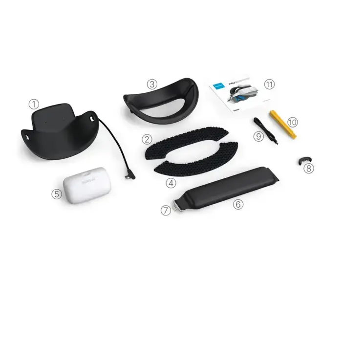 BoboVR P4U Head Strap with Battery for PICO 4 Ultra and Ultra Enterprise - White and Black Фото num