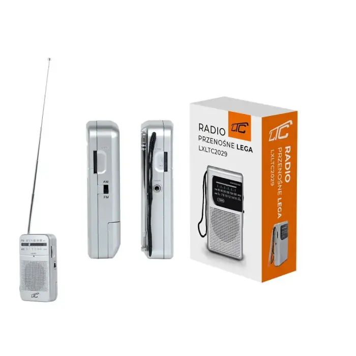 LTC portable pocket radio LEGA, AM/FM, mini jack, silver Фото num