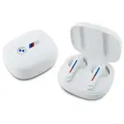 BMW słuchawki Bluetooth BMBEMIATP20LOH    TWS + stacja dokująca biały|white Printed Logos Foto 1