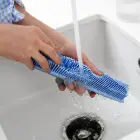 Rubber floor brush with telescopic handle BACTERIA STOP Photo