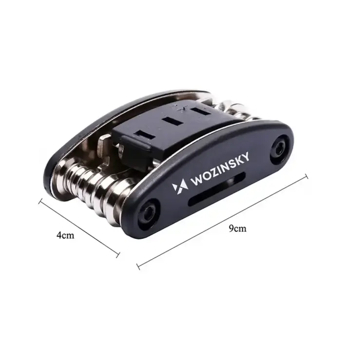 Wozinsky WWZ-01N 16-in-1 Multifunctional Bicycle Repair Tool Set - Black Фото num