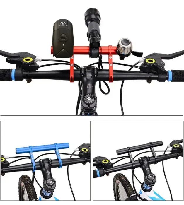 Bike holder handlebar extension red Photo