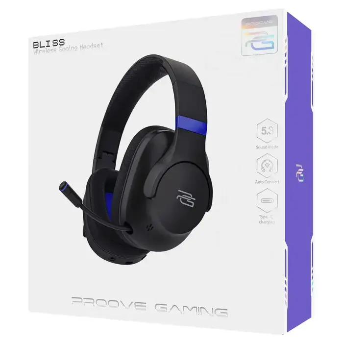 Proove wireless headset Gaming Bliss black Foto 11