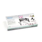 Desk for laptop uniwersal adjustable with cooling YL-803 red Foto 8