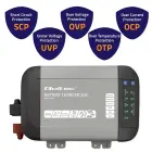 Qoltec Smart Monolith charger for LiFePO4 AGM GEL SLA batteries | 20A | 12V Photo