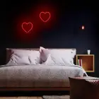 Neon LED Light HEART red Bat + USB FLNE07 Forever Light Фото num
