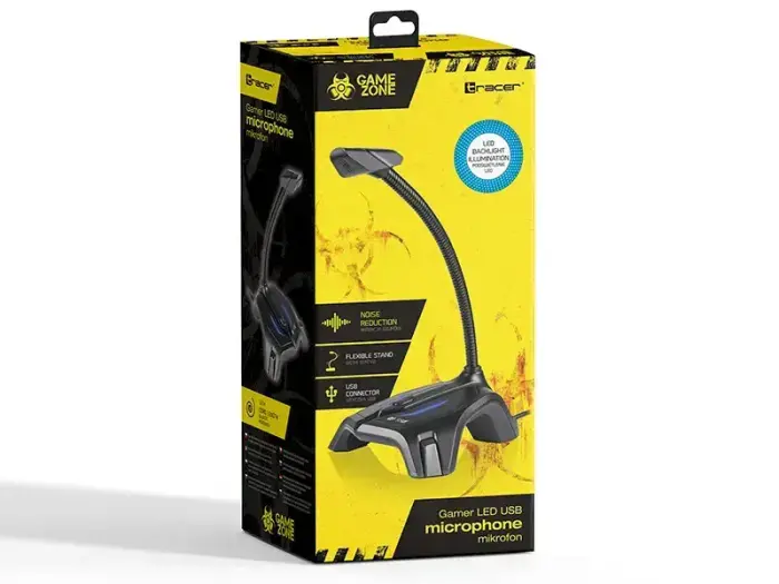 Tracer Gamezone microphone for gaming | podcasts | streams + holder Photo
