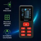 Qoltec Precise digital laser distance meter with an electronic level | LCD with backlight | 50m Foto 4