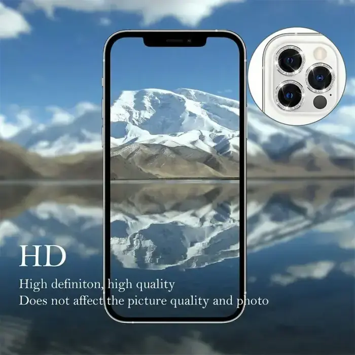 Tempered Glass HARD DIAMOND for camera (LENS) for Iphone 17 Air silver (lens 1 piece) Foto 15