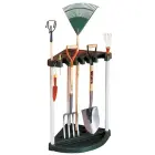 Dārza darbarīku turētājs stūra Corner Tool Rack melns Foto 1