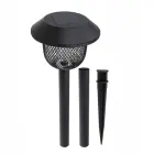 Forever Light Solar LED Lamp Steel Post SUNARI FLS-30 black Photo