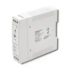 Qoltec DIN rail power supply | 24W | 24V | 1A | White | Slim Фото num