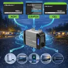 Qoltec Pure Sine Wave Inverter | 12V to 230V | 300/600W | LCD | USB | USC-C | Compatible with LiFePO4 GEL AGM  Foto 3