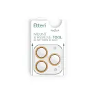 Etteri camera lens protector for iPhone 17 Pro / 17 Pro Max orange Фото num