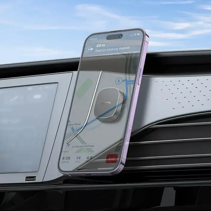 Magnetic car phone holder Hoco dashboard H52 gray Foto 6