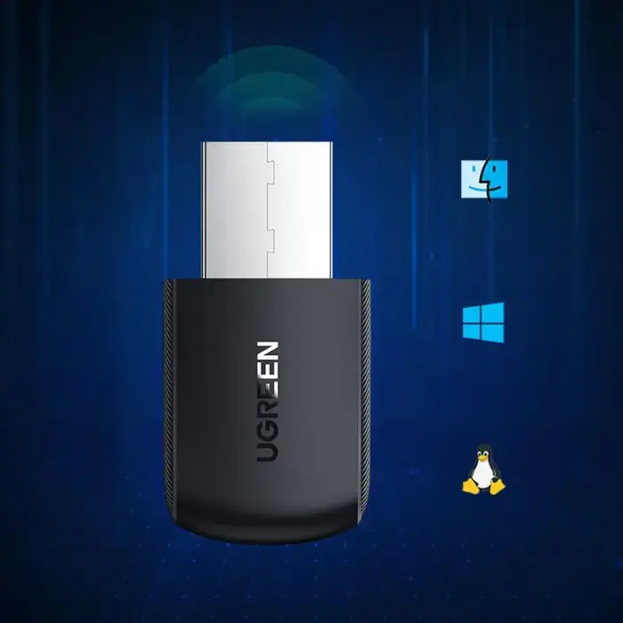 USB adapter | External Network Adapter UGREEN CM448, 2.4GHz (black) Фото num