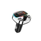 Dudao R2PRO+ Transmitter with PD25W Bluetooth 5.3 RGB Charging Ports - Black and Silver Foto 1