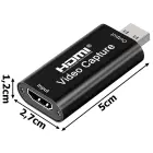 Fusion video signal converter from HDMI to USB (image capture) black Photo
