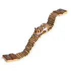 Aksesuārs grauzēju būrim : Trixie Natural Living ladder, 7×55 cm. Foto 1