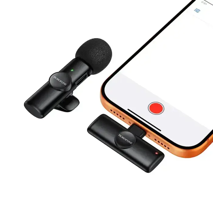 Borofone Lavalier wireless microphone BFK16 Winner Type C black Photo