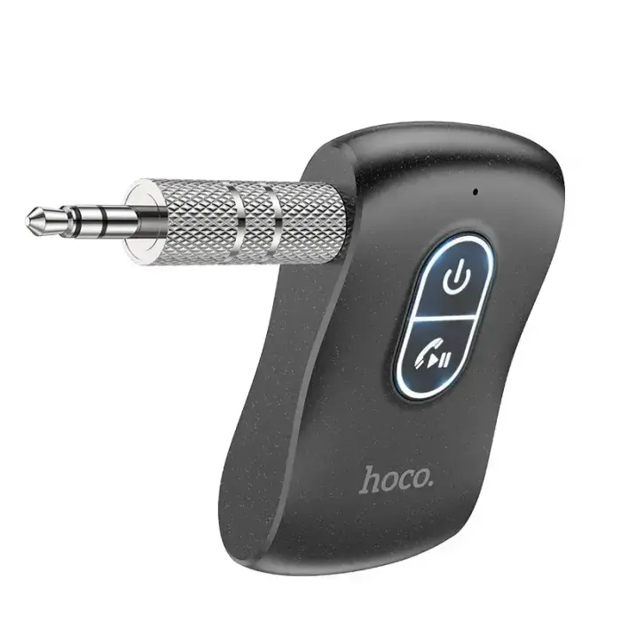 Car transmitter bluetooth Hoco Jack 3,5 mm E73 PRO black Фото num