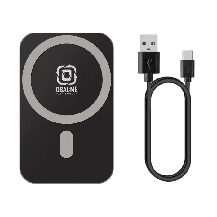 OBAL:ME MagNetix Plate Wireless Car Charger Mount 15W Black Фото num