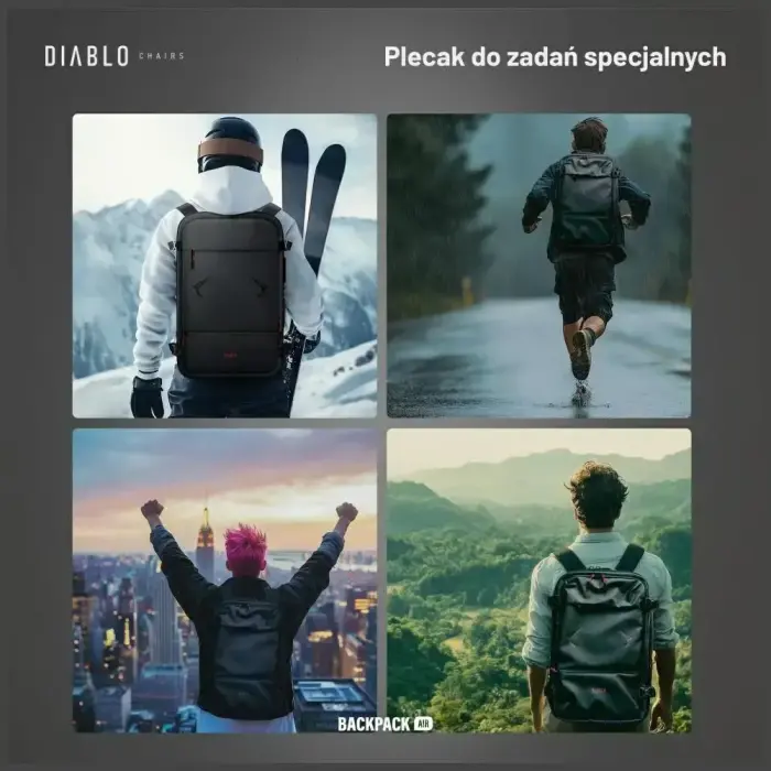 Multifunctional vacuum backpack Diablo Chairs Backpack Air black Photo