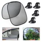 Car sun visor with suction cups for rear windows black Photo