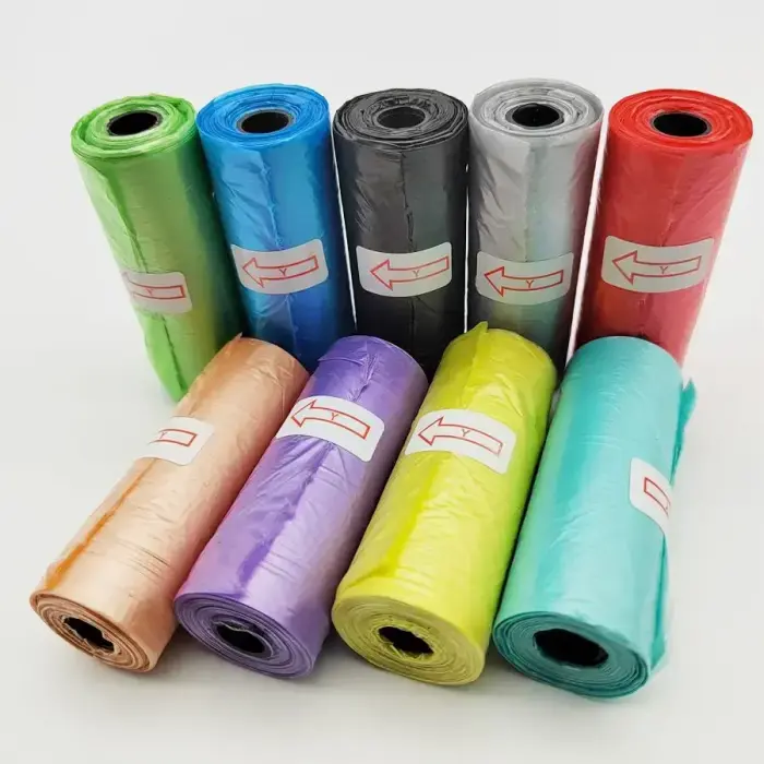 Plastic bags for dog excrement 10 rolls green Фото num