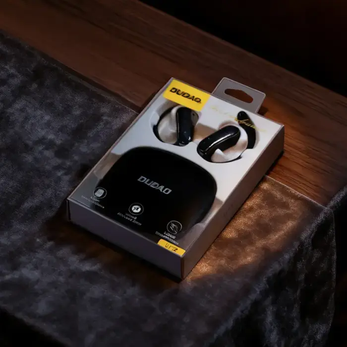 Dudao U17Z Bluetooth 5.3 OWS Headphones with Ear Hooks - Black Photo