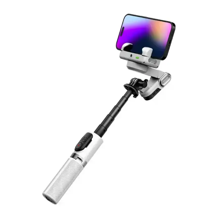 AOCHUAN M1 Pro Gimbal with RGB Lighting (White) Фото num