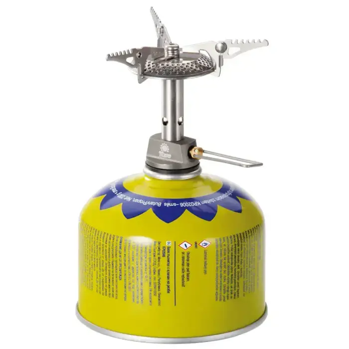 The lightest tourist stove for gas cartridges (valve or thread) HIKER 70gram 2.4kW Фото num