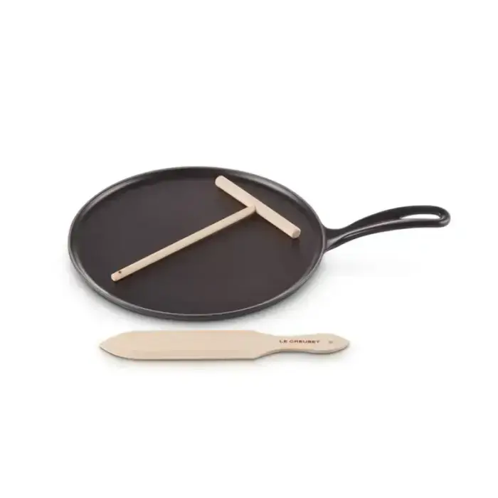 Le Creuset Čuguna pankūku panna Ø27cm matēti melna Foto 2