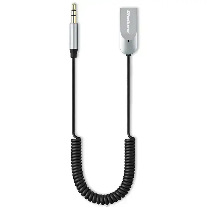 Qoltec Wireless Audio Receiver Adapter HiFi Home&Car | Bluetooth 6.0 | 2 x RCA | 1 x AUX 3.5mm | USB | Microphone Фото num