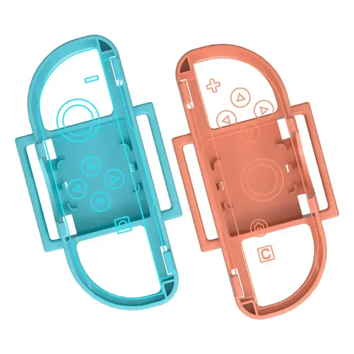 Nintendo Switch 23-in-1 Family Accessory Pack 2 - Orange and Blue Set Photo