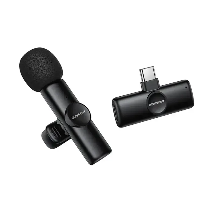 Borofone Lavalier wireless microphone BFK16 Winner Type C black Photo