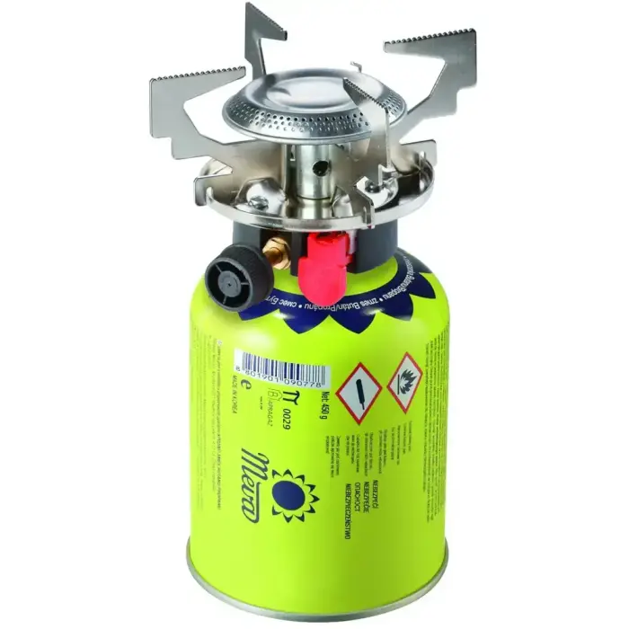 Gas camping stove with gas cartridges (thread or valve) ATOS piezo igniter 1.8kW Foto 5
