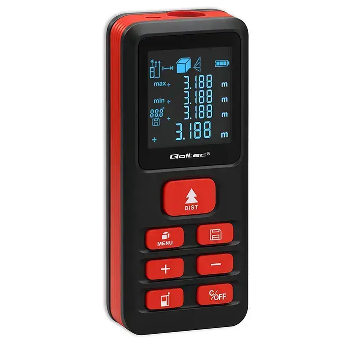 Qoltec Precise digital laser distance meter with an electronic level | LCD with backlight | 50m Foto 28