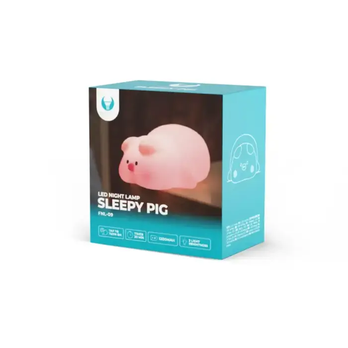 LED Night Lamp SLEEPY PIG FNL-09 Forever Light Photo