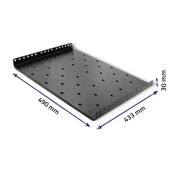 Qoltec Mount shelf for RACK | 490 *433 Photo