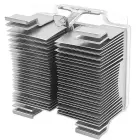 Universal extruded heatsink ribbed | aluminium Foto 3