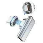 Beline Adapter magnetyczny USB-C srebrny|silver DAC BLNAM01 Photo