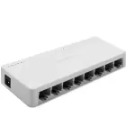 Qoltec Network SWITCH | 8 x RJ45 port | 1000Mbps | Fast Ethernet| LAN Foto 2